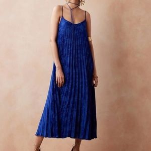 Banana Republic Radiant Blue Midi Dress Small